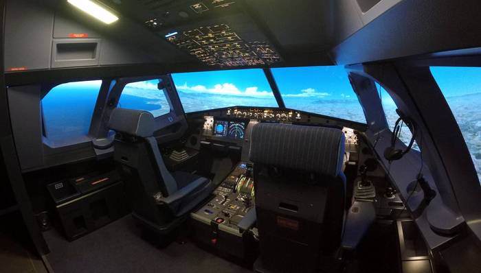 FNPT II MCC approved flight simulators